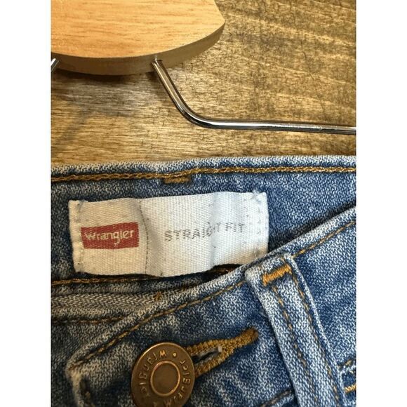 Wrangler Boys Straight‎ Fit Denim Jeans Slim 12 Adjustable Waist - Picture 3 of 6